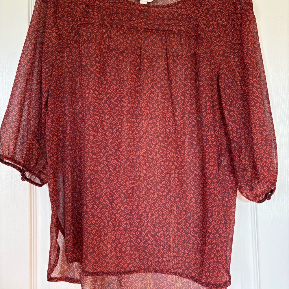 Lauren Conrad Floral Blouse
